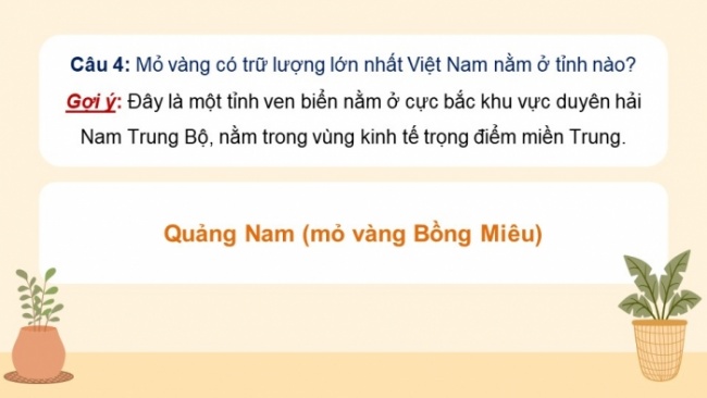 Soạn giáo án điện tử Địa lí 8 CTST Bài 5: Thực hành: Phân tích đặc điểm phân bố các loại khoáng sản chủ yếu