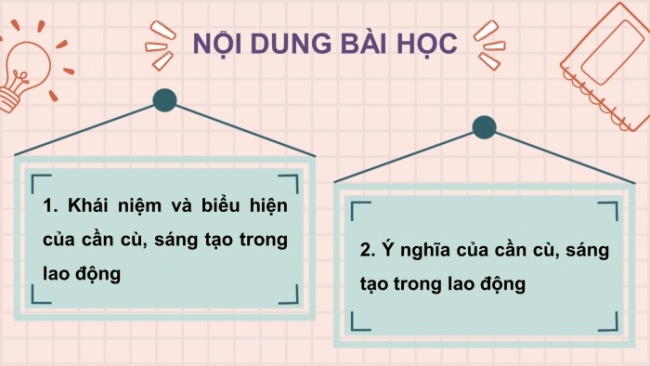 Soạn giáo án điện tử Công dân 8 KNTT Bài 3: Lao động cần cù, sáng tạo