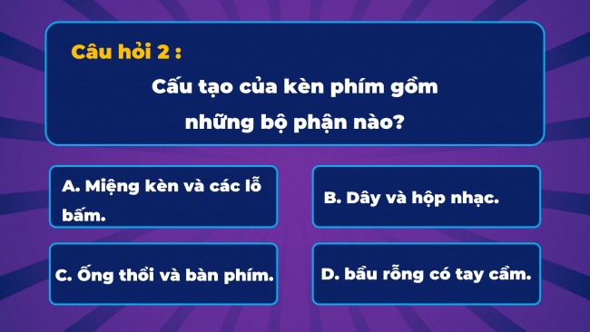 Soạn giáo án điện tử âm nhạc 4 KNTT Tiết 8: Tổ chức hoạt động vận dụng - sáng tạo