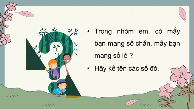 Soạn giáo án điện tử toán 4 CTST Bài 4: Số chẵn, số lẻ