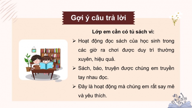 Soạn giáo án điện tử tiếng việt 4 CTST CĐ 1 Bài 2 Nói và nghe: Trao đổi về việc xây dựng tủ sách của lớp em