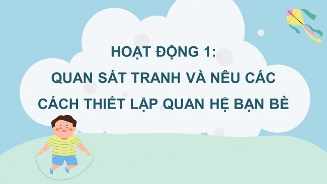 Soạn giáo án điện tử đạo đức 4 CTST bài 8: Em thiết lập quan hệ bạn bè