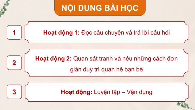 Soạn giáo án điện tử đạo đức 4 CTST bài 9: Em duy trì quan hệ bạn bè