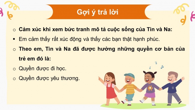 Soạn giáo án điện tử đạo đức 4 CTST bài 11: Quyền trẻ em