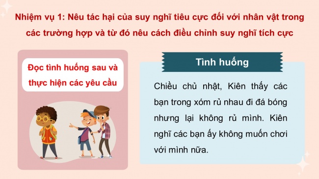 Soạn giáo án điện tử HĐTN 4 CTST bản 2 Tuần 4: HĐGDTCĐ - Điều chỉnh suy nghĩ của bản thân