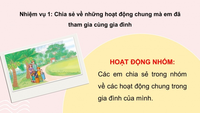 Soạn giáo án điện tử HĐTN 4 CTST bản 2 Tuần 6: HĐGDTCĐ - Kế hoạch hoạt động gắn kết yêu thương của gia đình