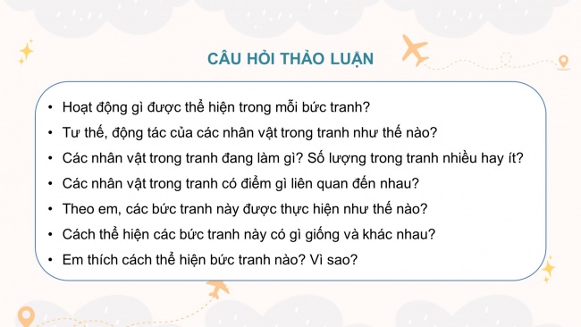 Soạn giáo án điện tử mĩ thuật 4 CTST bản 1 Bài 1: Tranh vẽ các hình nối tiếp nhau