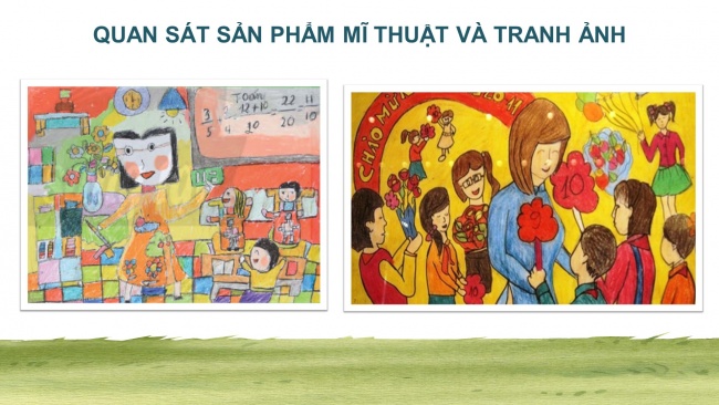 Soạn giáo án điện tử mĩ thuật 4 CTST bản 2 Bài 13: Kỉ niệm về thầy cô