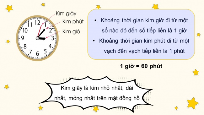 Soạn giáo án điện tử toán 4 cánh diều Bài 15: Giây