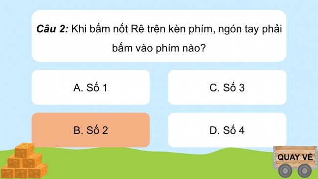 Soạn giáo án điện tử âm nhạc 4 cánh diều Tiết 8: Đọc nhạc: Bài đọc nhạc số 1; Vận dụng