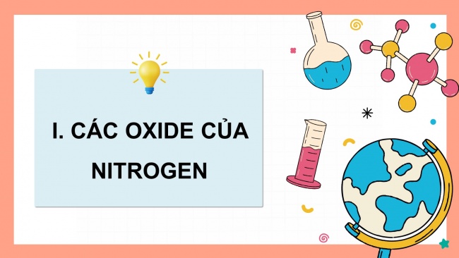 Soạn giáo án điện tử hóa học 11 KNTT Bài 6: Một số hợp chất của nitrogen với oxygen