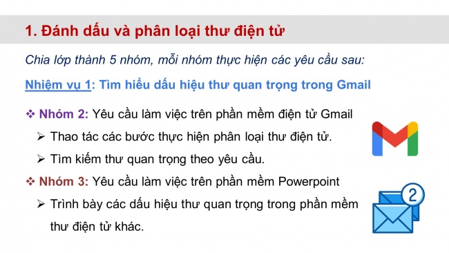 Soạn giáo án điện tử khoa học máy tính 11 KNTT Bài 8: Thực hành nâng cao sử dụng thư điện tử và mạng xã hội