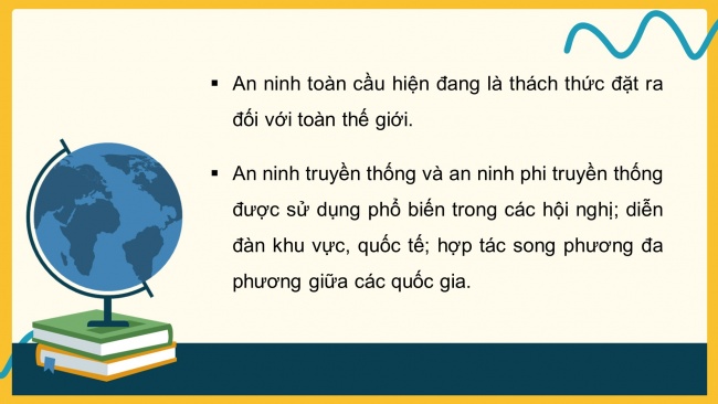 Soạn giáo án điện tử địa lí 11 CTST Bài 6: Một số vấn đề an ninh toàn cầu