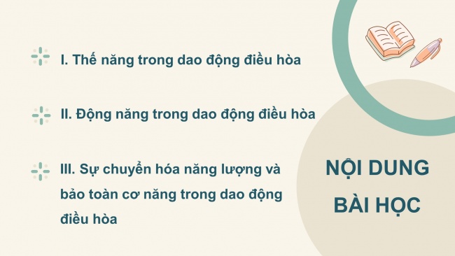 Soạn giáo án điện tử vật lí 11 CTST Bài 3: Năng lượng trong dao động điều hoà