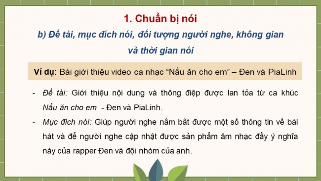 Soạn giáo án điện tử ngữ văn 11 CTST Bài 1 Nói và nghe: Giới thiệu một tác phẩm văn học hoặc một tác phẩm nghệ thuật theo lựa chọn cá nhân