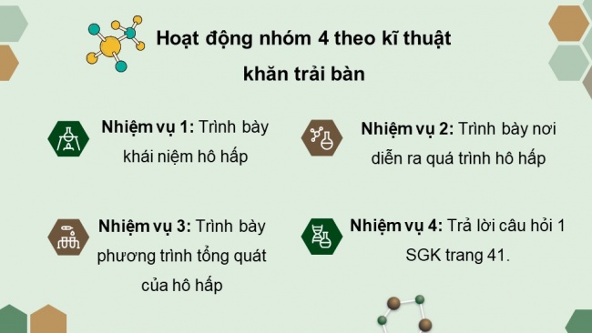 Soạn giáo án điện tử sinh học 11 CTST Bài 6: Hô hấp ở thực vật