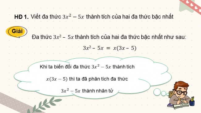 Soạn giáo án điện tử Toán 8 CD Chương 1 Bài 4: Vận dụng hằng đẳng thức vào phân tích đa thức thành nhân tử