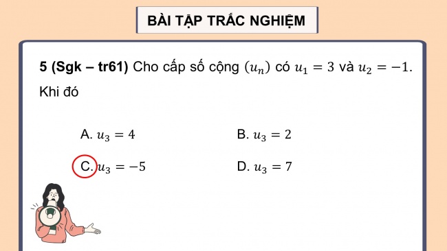 Soạn giáo án điện tử toán 11 CTST : Bài tập cuối chương 2