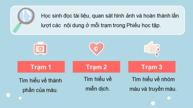 Soạn giáo án điện tử KHTN 8 CD Bài 30: Máu và hệ tuần hoàn ở người