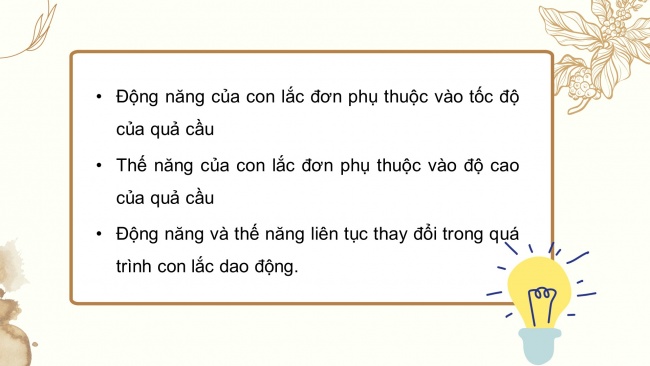 Soạn giáo án điện tử vật lí 11 Cánh diều Bài 3: Năng lượng trong dao động điều hoà