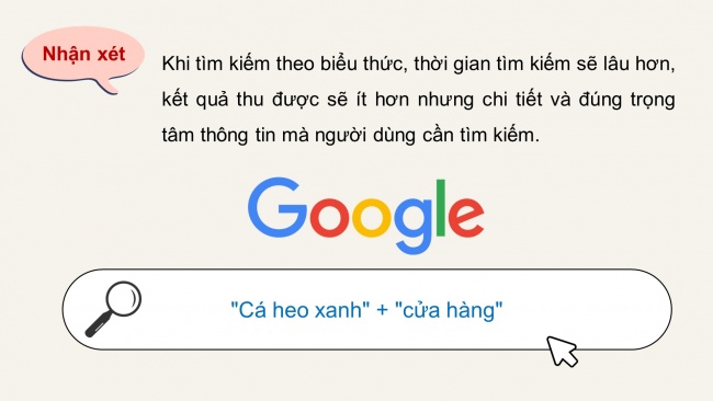 Soạn giáo án điện tử Tin học ứng dụng 11 Cánh diều Chủ đề C Bài 2: Thực hành một số tính năng hữu ích của máy tìm kiếm