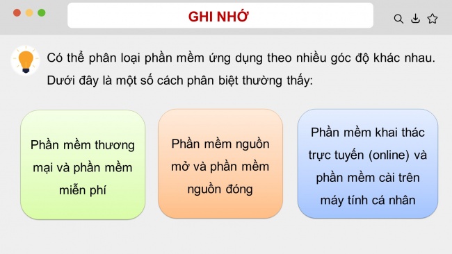 Soạn giáo án điện tử Khoa học máy tính 11 Cánh diều Chủ đề A Bài 5: Phần mềm ứng dụng và dịch vụ phần mềm