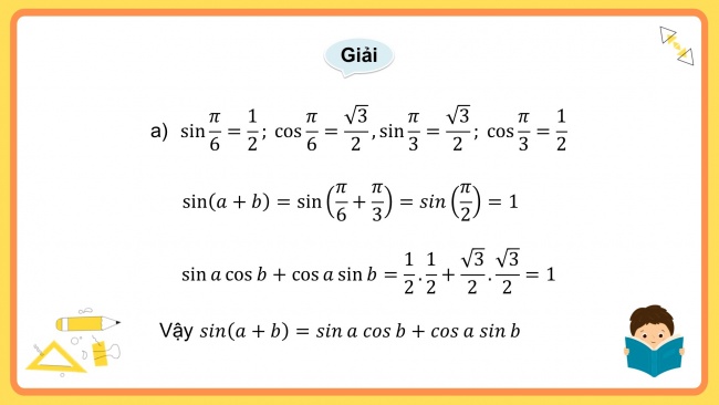 Soạn giáo án điện tử toán 11 Cánh diều Bài 2: Các phép biến đổi lượng giác