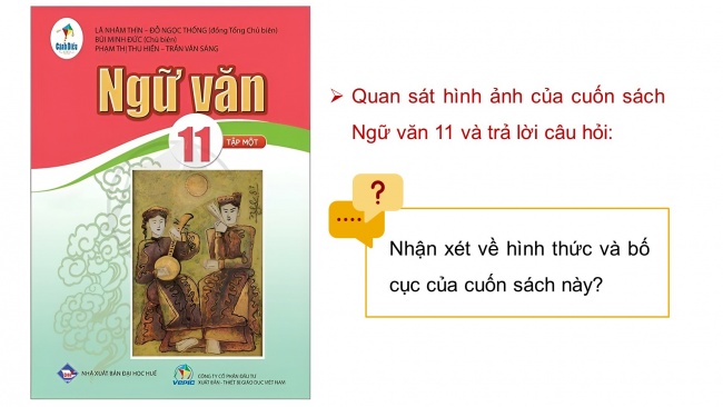 Soạn giáo án điện tử ngữ văn 11 Cánh diều Bài Mở đầu