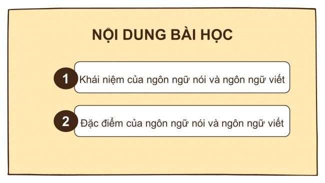 Soạn giáo án điện tử ngữ văn 11 Cánh diều Bài 3 TH tiếng Việt: Ngôn ngữ nói và ngôn ngữ viết