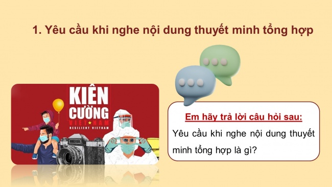 Soạn giáo án điện tử ngữ văn 11 Cánh diều  Bài 4 Nói và nghe: Nghe bài thuyết minh tổng hợp