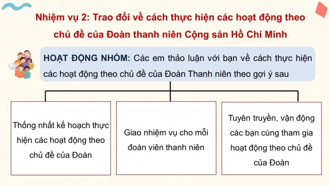 Soạn giáo án điện tử hoạt động trải nghiệm 11 Cánh diều Chủ đề 1: Xây dựng và phát triển nhà trường (P2)