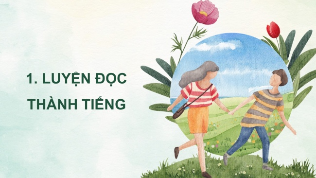 Soạn giáo án điện tử tiếng việt 4 CTST  CĐ 3 Bài 7 Đọc: Chuyện cổ tích về loài người