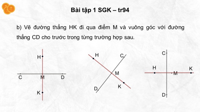 Soạn giáo án điện tử toán 4 KNTT Bài 28: Thực hành và trải nghiệm vẽ hai đường thẳng