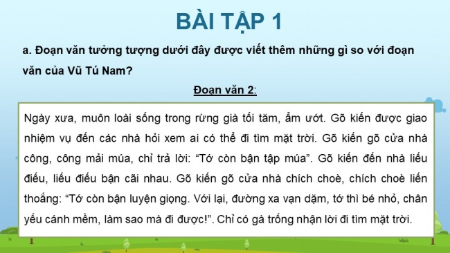 Soạn giáo án điện tử tiếng việt 4 KNTT Bài 17 Viết tìm hiểu cách viết đoạn văn tưởng tượng