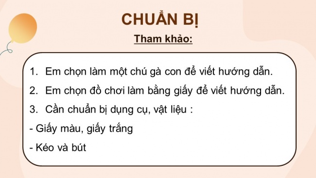 Soạn giáo án điện tử tiếng việt 4 KNTT Bài 22 Viết Hướng dẫn thực hiện một công việc