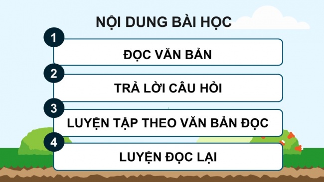 Soạn giáo án điện tử tiếng việt 4 KNTT Bài 26 Đọc Con trai người làm vườn