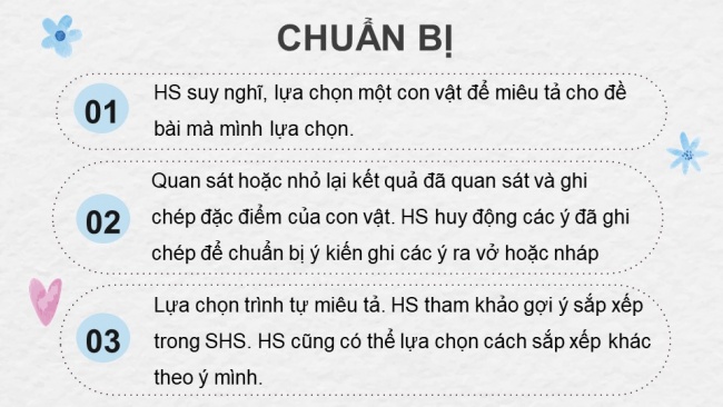 Soạn giáo án điện tử tiếng việt 4 KNTT Bài 28 Viết Lập dàn ý cho bài văn miêu tả con vật