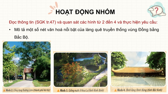 Soạn giáo án điện tử lịch sử và địa lí 4 KNTT bài 10: Một số nét văn hóa ở vùng Đồng bằng Bắc Bộ