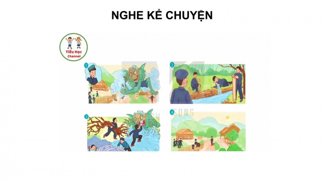 Soạn giáo án điện tử tiếng việt 4 KNTT Bài 6 Nói và nghe: Kể chuyện Bốn anh tài