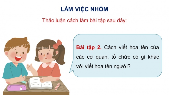 Soạn giáo án điện tử tiếng việt 4 KNTT Bài 7 Luyện từ và câu: Quy tắc viết tên cơ quan, tổ chức