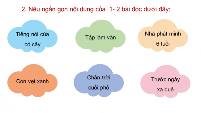 Soạn giáo án điện tử tiếng việt 4 KNTT : Ôn tập và Đánh giá giữa học kì I