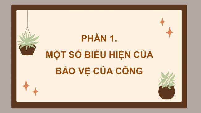 Soạn giáo án điện tử đạo đức 4 KNTT Bài 5: Bảo vệ của công