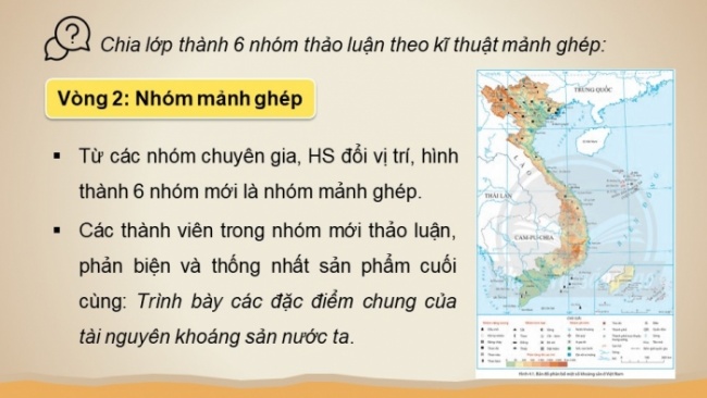 Soạn giáo án điện tử Địa lí 8 CTST Bài 4: Đặc điểm chung của tài nguyên khoáng sản, sử dụng hợp lí tài nguyên khoáng sản