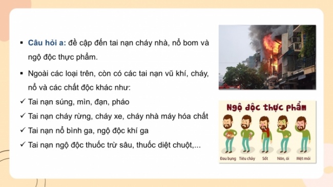 Soạn giáo án điện tử Công dân 8 KNTT Bài 9: Phòng ngừa tai nạn vũ khí, cháy, nổ và các chất độc hại