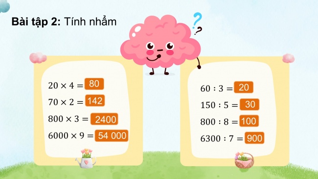 Soạn giáo án điện tử toán 4 CTST Bài 3: Ôn tập phép nhân, phép chia