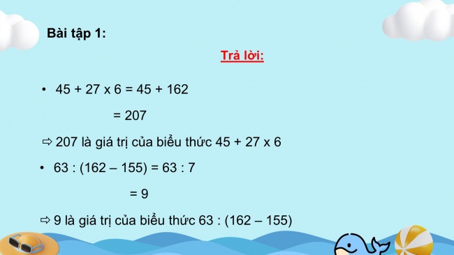 Soạn giáo án điện tử toán 4 CTST Bài 9: Ôn tập biểu thức số