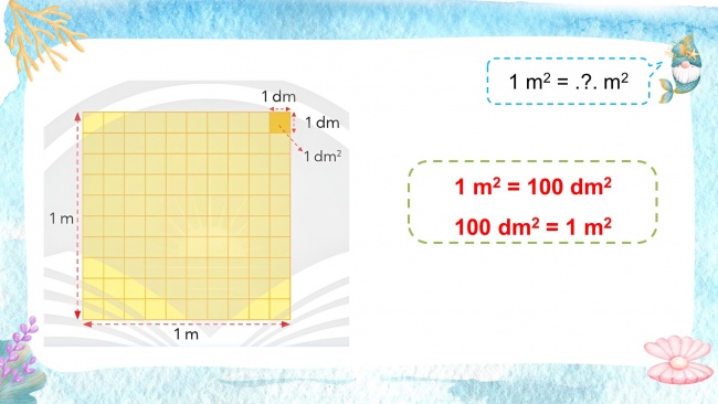 Soạn giáo án điện tử toán 4 CTST Bài 21: Mét vuông