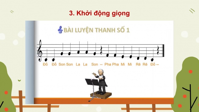 Soạn giáo án điện tử âm nhạc 4 CTST CĐ1 Tiết 2: Hát; Nhạc cụ tiết tấu; Lí thuyết âm nhạc