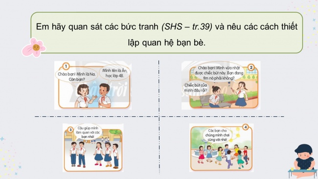 Soạn giáo án điện tử đạo đức 4 CTST bài 8: Em thiết lập quan hệ bạn bè