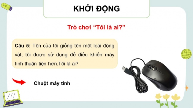 Soạn giáo án điện tử tin học 4 CTST Bài 1: Phần cứng và phần mềm máy tính